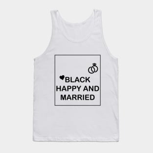 black happy and married Tank Top